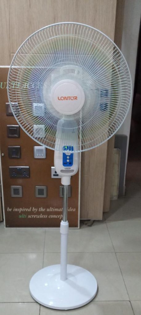 Lontor 18 Inch Rechargeable Standing Fan Newcoolmex